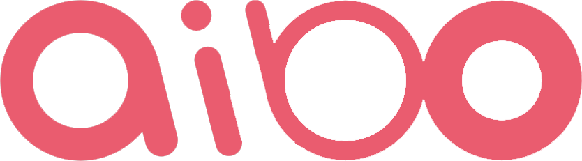 pulsing aibo logo that will ask if you want to visit the official aibo sites